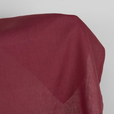 Linstoff kirsebærfarget til klær, hjemmetekstiler