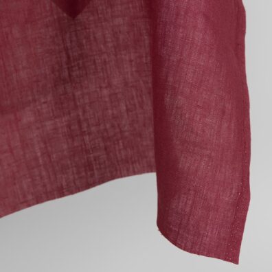 Linstoff kirsebærfarget (mørkerød)