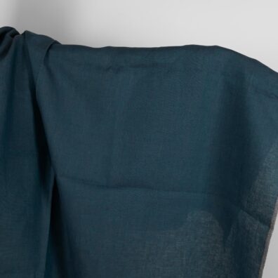 Linstoff dypt blått tung