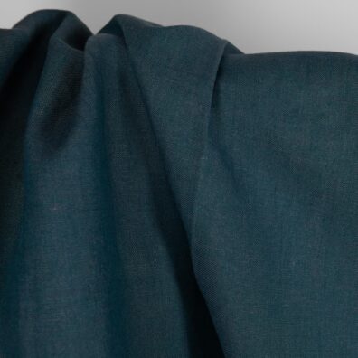 Linstoff dypt blått tung 150cm bredt