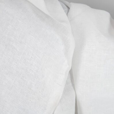 Linstoff melkehvitt med ajourmønster 150cm bredt