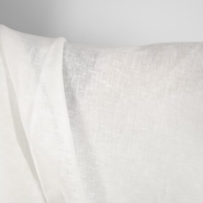 Linstoff melkehvitt til å sy klær og hjemmetekstiler