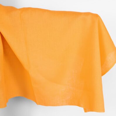 Linstoff i dyp gul farge