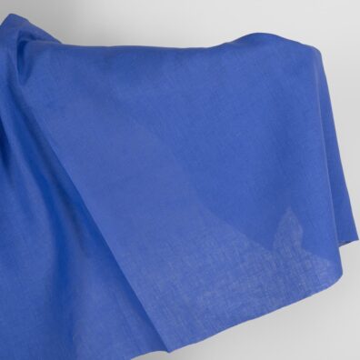 Linstoff i knallblått