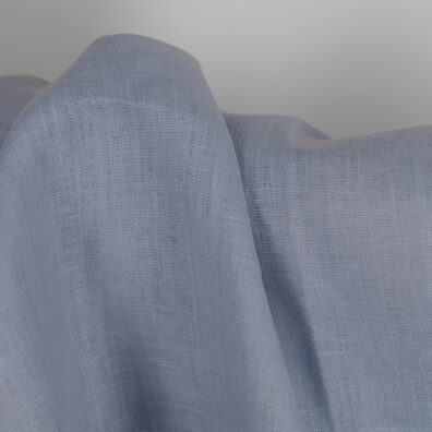 Gråblått linstoff 150cm bredt