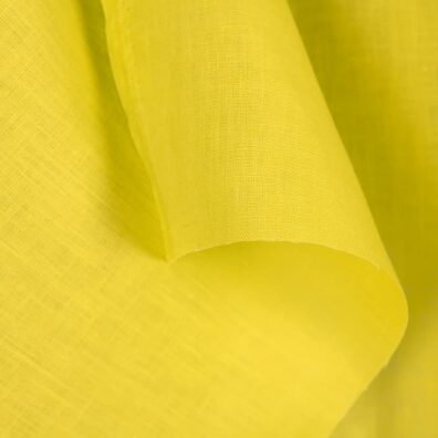 Linstoff neon lysegrønn til klær, hjemmetekstiler