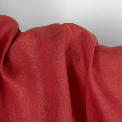 Linstoff middels rødt 150cm bredt