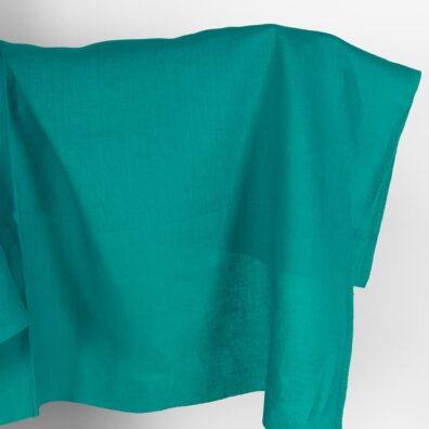 Turkisgrønt linstoff