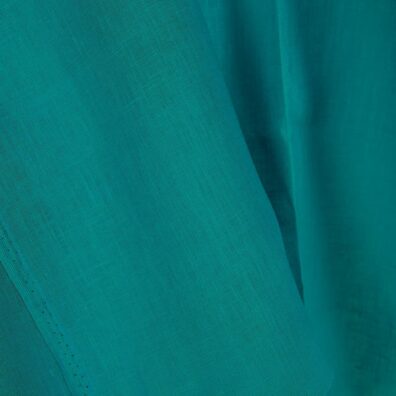 Turkisgrønt linstoff 150cm bredt