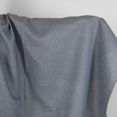 Linstoff brunaktig-blåmelert