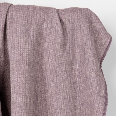 Linstoff lilla med diamanter vasket