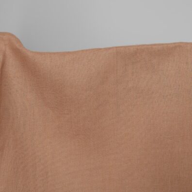 Linstoff i brun leirfarge 150cm bredt