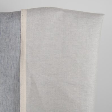 Linstoff blågrått tosidig 150cm bredt