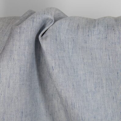 Linstoff blågrått tosidig for klær og hjemmetekstiler