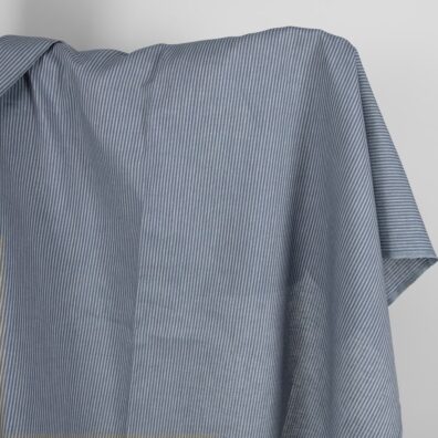 Linstoff blå stripete