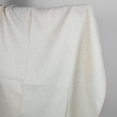 Lin-ull stoff brunaktig i fiskebeinsmønster