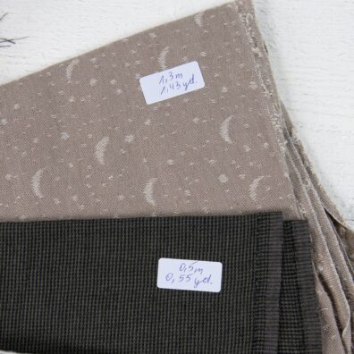 Halvlin stoff sett Nr. 738