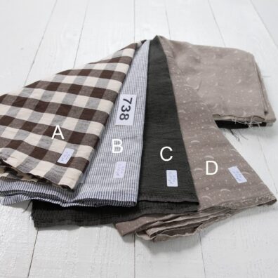 Halvlin stoff sett Nr. 738