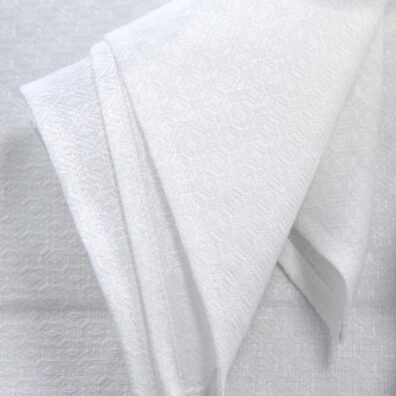 TONY snøhvitt halvlin serviett