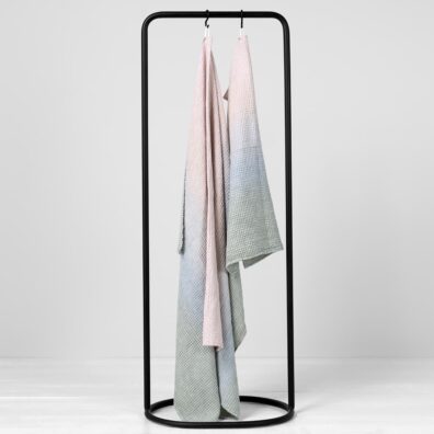 VITO badehåndkle grått-rosa