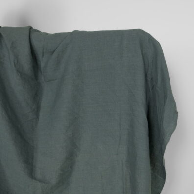 Linstoff grågrønt vasket