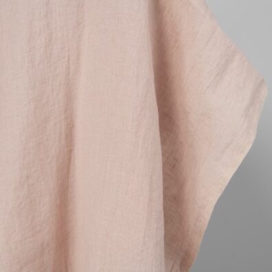 Linstoff lys rosa vasket for sying klær, hjemmetekstiler
