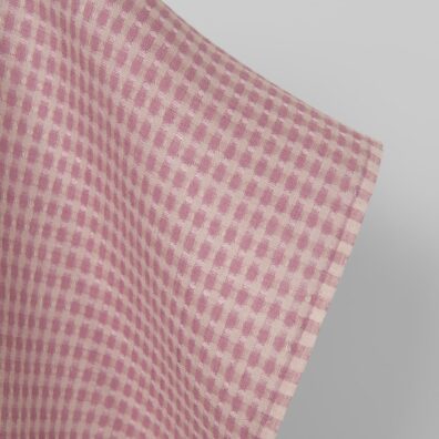 Linstoff gråaktig lilla med strukturvev