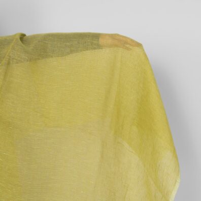 Linstoff gulgrønn gjennomsiktig