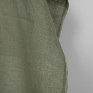 Linstoff i grågrønn farge 150cm bredt