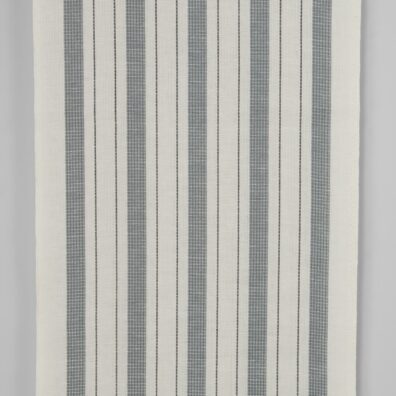 Halvlin håndkle stoff med grå striper "vaffel"