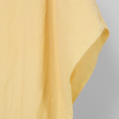 Halvlin stoff gulaktig vasket, mykt, skånsomt