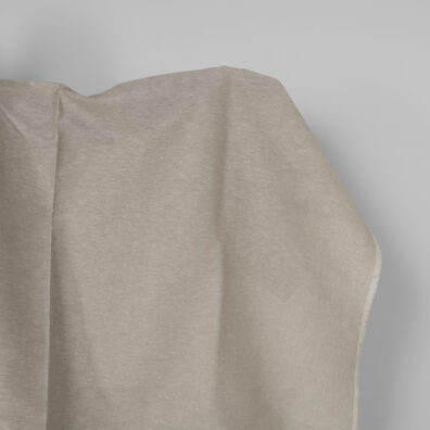 Lin-bomullsstoff beige meliert