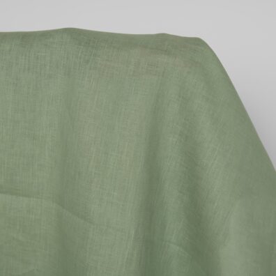 Linstoff i lysegrønn farge lett 150cm bredt