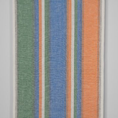 Håndkle linstoff flerfarget stripete