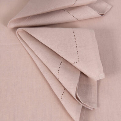 LUNA halvlin serviett gammelrosa