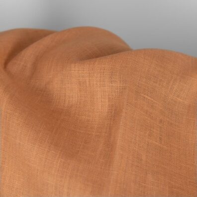 Linstoff i lysebrun farge 150cm bredt