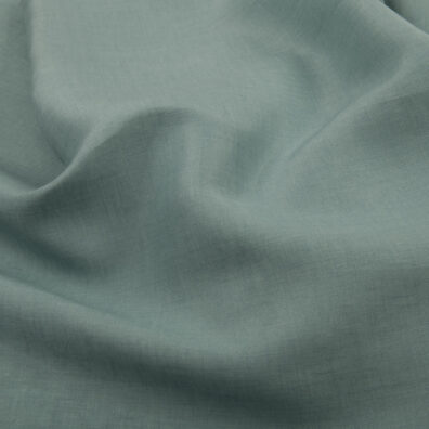 Linstoff aquamarin bredt 280cm for klær og hjemmetekstiler