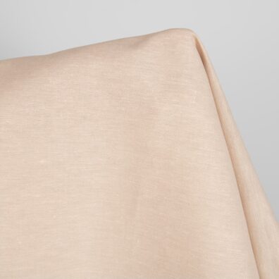 Halvlinstoff brunaktig 180cm bredt