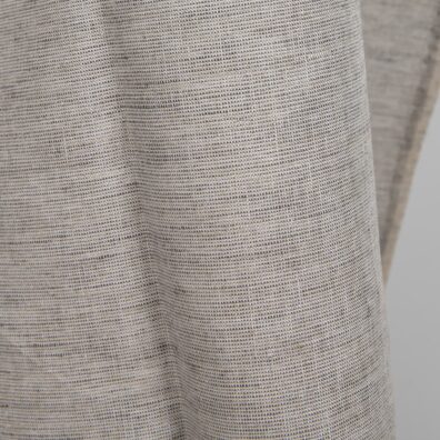 Melange linstoff, vevd blågrått, brungrått og antrasitt (gråbrunt) garn