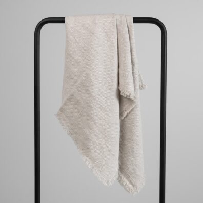 MENORA lin skjerf beige