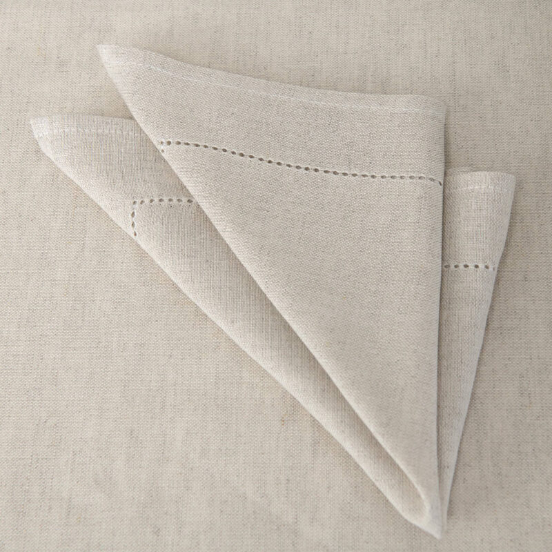 LUNA beige halvlin serviett
