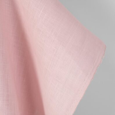 Linstoff i pastellrosa 150cm bredt