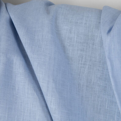 Linstoff blekblått for sying klær, hjemmetekstiler