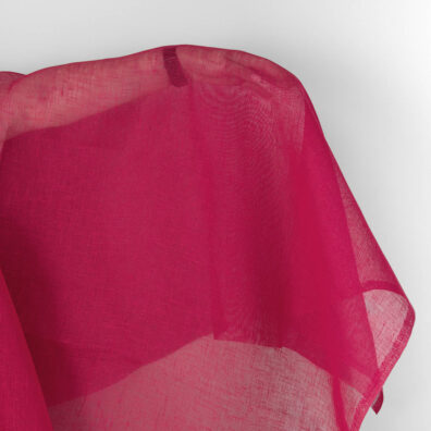 Linstoff mørkrosa gjennomsiktig