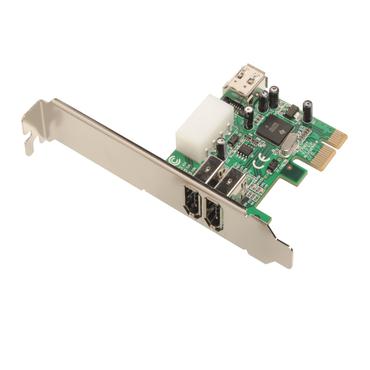 Dawicontrol DC 1394 PCIE - FireWire-adapter - PCIe - 3 portar
