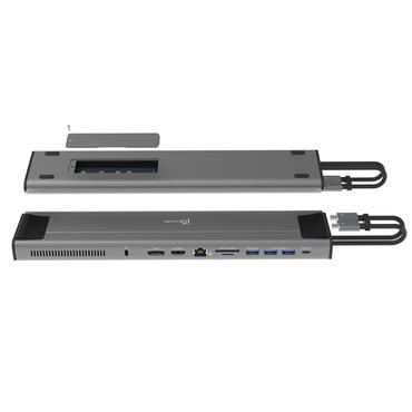 j5create JCD552 - dockingstation - USB-C 3.2 Gen 2 x 2 - HDMI, DP - 1GbE