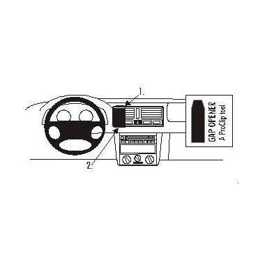 Brodit ProClip Center mount - montering för mobiltelefon