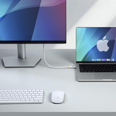 StarTech.com CC50CM80GUSB4CABLEW USB-kabel USB4 Gen 4x2 0,5 m USB C Hvid