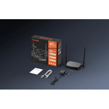Tenda 4G05 trådløs router Hurtigt ethernet Enkelt band (2,4 GHz) Sort