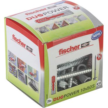 Fischer DUOPOWER 10 x 50 S LD Udvidelsesanker 50 mm